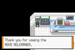 Recordador de Movimientos en el Centro Pokémon de Ciudad Iris